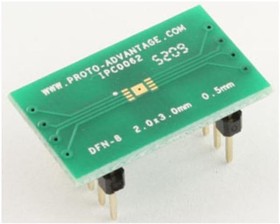 IPC0062, Sockets & Adapters DFN-8 to DIP-12 SMT Adapter