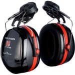 H540PHSV, Optime Ear Defender with Helmet Attachment, 33dB, Black, Red