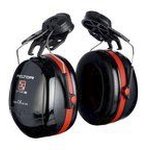 H540PHSV, Optime Ear Defender with Helmet Attachment, 33dB, Black, Red