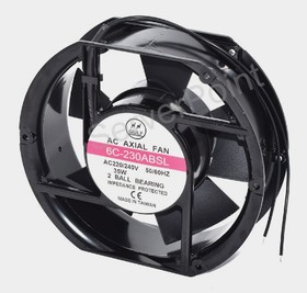 Вентилятор охлаждения Axial Fan 6C-230ABSL AC 220 В/240 35Вт 50/60 Гц 172x150x51 мм 2 провода