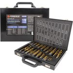 Набор сверл по металлу 170пр 1,1,5,2,2,5,3,3,5,4,4,5 ,5,5,5,6,6,5,7,7,5,8мм по ...