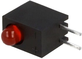 Фото 1/5 L-934CB/1SRD, LED; in housing; red; 3mm; No.of diodes: 1; 20mA; Lens: red,diffused