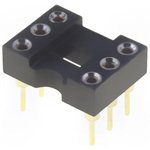 ICM-306-1-GT, Панелька: DIP, PIN: 6, Шаг: 2,54мм, прецизионная, THT, позолота