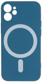 (iPhone 12 mini) накладка Barn&Hollis для iPhone 12 mini, для magsafe, синяя