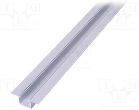 G1000101, Профиль для LED модулей; встраиваемый; белый; L: 1м; алюминий