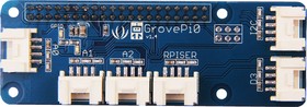 Фото 1/4 GrovePi Zero (GrovePi0 V1.4), Плата расширения для подключения модулей Grove к Raspberry Pi
