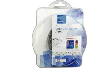 Фото 1/2 48BL (5050-60LED-IP20-R), Лента светодиодная (красный), 14.4Вт/м, цена за катушку 5м