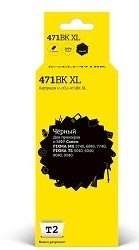 Фото 1/2 T2 CLI-471BK XL Картридж (IC-CCLI-471BK XL) для Canon PIXMA MG5740/6840/7740/ TS5040/6040/8040, черный, с чипом