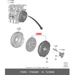 1760689, Сцепление комплект| корзина, диск, D=260 \Ford Transit 2.2TDCi 11