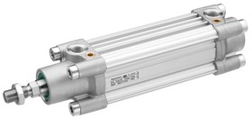 0822123004, Pneumatic Piston Rod Cylinder - 63mm Bore, 100mm Stroke, PRA Series, Double Acting