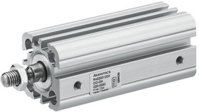 R422001236, Pneumatic Compact Cylinder - 40mm Bore, 100mm Stroke, CCI Series, Double Acting