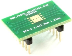 IPC0086, Sockets & Adapters DFN-8 to DIP-12 SMT Adapter
