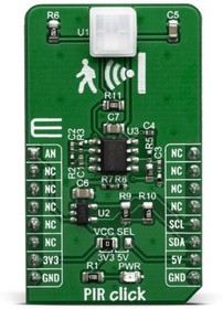 MIKROE-3339, Distance Sensor Development Tool PIR CLICK