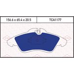 TCA1177, Колодки тормозные дисковые передние