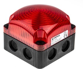 Фото 1/5 853.110.55, BWM 853 Series Red Flashing Beacon, 24 V dc, Surface Mount, Wall Mount, LED Bulb, IP66, IP67