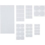 Накладки-протекторы для мебели самоклеящиеся, 45 шт набор, белый 105201