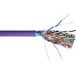 Кабель FTP, 4 пары, Кат. 5e, нг(А)-LS, IEC 60332-3, фиолетовый, 305м в кат. ...