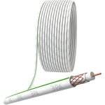 ЭРА Кабель коаксиальный SAT 703 B, 75 Ом, Cu/(оплётка Cu 75%), PVC, цвет белый ...