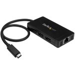 HB30C3A1GE, 3 Port USB 3.1 USB A, USB C Hub, AC Adapter Powered, 87 x 45 x 14mm