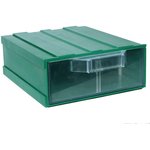 К2 Зеленый, Ячейки, зеленый корпус, прозрачный контейнер, 133х167х57мм