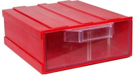 Фото 1/2 К2 Красный, Ячейки, красный корпус, прозрачный контейнер, 133х167х57мм