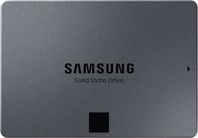 Фото 1/10 Твердотельный накопитель SSD 2.5" 1Tb (1000GB) Samsung SATA III 870 QVO (R560/W530MB/s) (MZ-77Q1T0BW) 1year