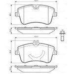 0986424517, Колодки тормозные дисковые передн MERCEDES-BENZ ...