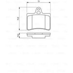 0986424580, Колодки тормозные дисковые задн CITROEN: C5 (DC_) 1.8 16V (DC6FZB ...