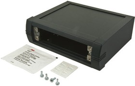 M5725104, Mettec Grey Aluminium Instrument Case, 250 x 250 x 85mm