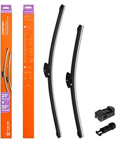 Фото 1/7 AWBBK700700K, Щетки стеклоочистителя 700/700 мм (28"/28") бескаркасные, 2 шт. 3 адаптера