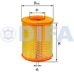 DIFA4226, DIFA4226 Фильтр воздушный ГАЗ инжектор 01-