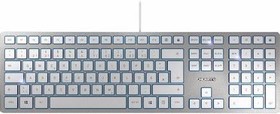 Фото 1/4 JK-1600GB-1, KC 6000 SLIM Wired USB Keyboard, QWERTY, Silver, White