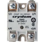 84134917, Sensata Crydom GNA5 Series Solid State Relay, 25 A rms Load ...