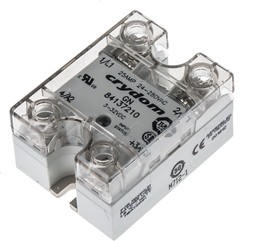Фото 1/6 84137210, GN Series Solid State Relay, 10 A rms Load, Panel Mount, 280 V ac Load, 32 V dc Control