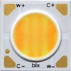 BXRV-TR-2765G-06A0-B-23, COB LED, White, 6500 K, 92 CRI, 29 mm, 128 lm/W, SMD-4, No Lead