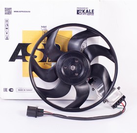 AL50109, Электровентилятор радиатора для а/м VW Touareg (02-)/Audi Q7 (05-) без кожуха (300мм.)