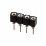 SMC-1-04-1-GT, MACHINE PIN SOCKET 4P 2.54MM PIT, Разъем