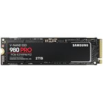 Твердотельный накопитель SSD M.2 (PCI-E NVMe) 2Tb (2048GB) Samsung 980 PRO (R7000/W5000MB/s) (MZ-V8P2T0BW) 1year