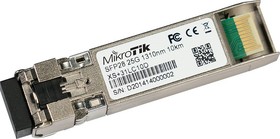 Фото 1/4 MikroTik XS+31LC10D Модуль SFP/SFP+/SFP28, 1/10/25G, Single Mode, 10km, 1310nm
