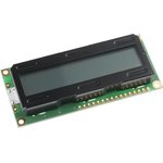 PC1601LRS-A, PC1601LRS-A Alphanumeric LCD Display, 1 Row by 16 Characters ...