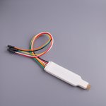CFPQ-1.27-6P Разъем для программирования и отладки быстросъемный. Шаг 1.27 мм, 6 PIN