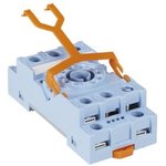 S3-S, 11 Pin Relay Socket, DIN Rail, 250V for use with 11-Pin Standard Relay