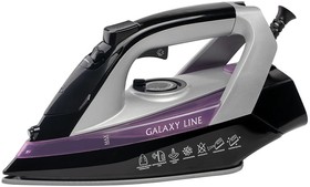 Фото 1/2 Утюг Galaxy Line GL 6128 2200Вт черный/фиолетовый
