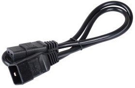 Фото 1/3 Шнур питания ITK PC-C13C14-3M C13-С14 проводник.:3x1.5мм2 3м 230В 10А (упак.:1шт) черный