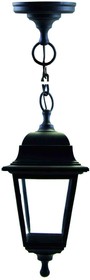 Фото 1/10 11-13 ЧЕР (НСУ 04-60-001 АДЕЛЬ) Светильник-фонарь подвесной черный прозрач стекло, шт