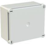 150954, Grey Thermoplastic Junction Box, IP65, 160 x 137 x 77mm