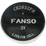 CR2032, Li, MnO2 батарея типоразмера R20, 3В, 0.22Ач, стандартная форма, -20...70 °C