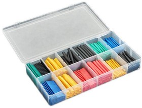 4559, Heat Shrink Tubing & Sleeves Pre-Cut Multi-Colored Heat Shrink Pack Kit - 280 pcs
