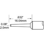 Наконечник (2.0х16.04 мм; клин удлиненный) для MFR-H1 SCP-CHL20