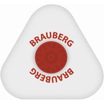 Ластик BRAUBERG "Universal", 45х45х10 мм, белый, треугольный ...